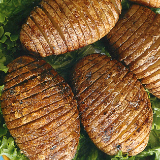 Pommes de terre au four à la suédoise (Hasselback)  